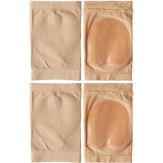 클레어라 편한 발 뒷꿈치 실리콘 보호패드 베이지, 2개입, 2개