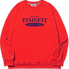 timsfit 男士原創Genova大標誌重磅圓領T恤