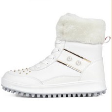 Lux Golf Next Q女款無釘Coco皮革防寒高爾夫球鞋 NQ165