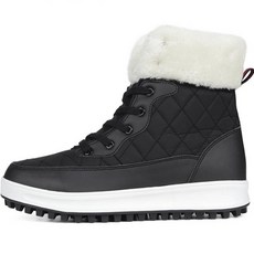 nextq Lux Golf 女款無釘Hatch皮革防寒高爾夫球鞋 NQ164