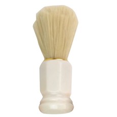 Oceanlive入門用8角刮鬍刷 白色, 1件, 1個