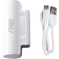 nSR RIDInG Future Tech 襪子電池 + 連接線套組, 白色