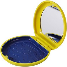 full of fun 附鏡假牙收納盒, 黃色, 1個