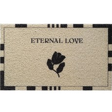 My Daily 復古字母玄關臥室地墊地毯, 四方形, 1個