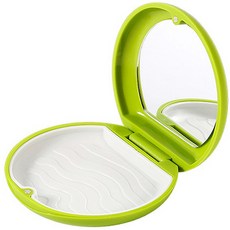 full of fun 鏡面假牙收納盒, 1個, 綠色