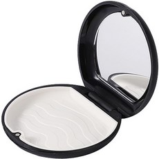 full of fun 基本款附鏡牙套假牙收納盒, 黑色