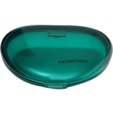 full of fun 基本三角形透明假牙盒, 綠色