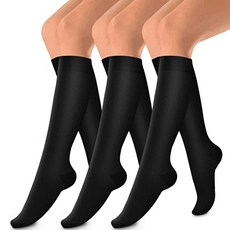 Monster Sports壓力襪, 黑色, 3雙