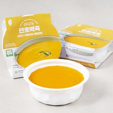 섬죽 유기가공식품 인증 단호박죽 (냉장), 300g, 3개