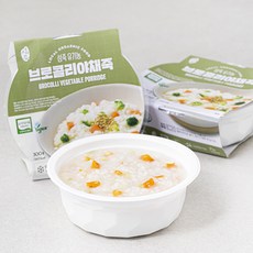 섬죽 유기가공식품 인증 브로콜리 야채죽 (냉장), 300g, 3개