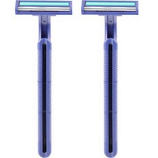 블루마켓 2단 일회용 면도기, 2개, 1개입