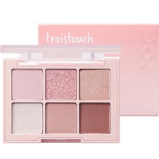 troistouch 6色眼影盤 6g, 02 Most Pink, 1入