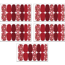 MA 聖誕派對美甲貼紙 14p 套組, 5套, TYPE8