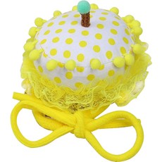 TsuTsu市集 蛋糕生日派對帽, 1個, 黃色