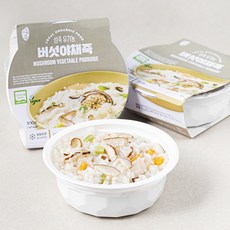 섬죽 유기가공식품 인증 버섯 야채죽 (냉장), 300g, 3개