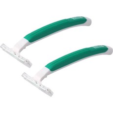 블루마켓 호텔 일회용 면도기 그린, 2개, 1개입