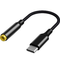 제이스마트 C타입 고음질 3.5mm 이어폰 변환젠더, 12cm, 1개, 블랙