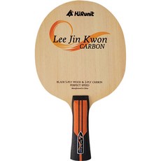 hirunit 桌球拍 李鎮權 碳纖維 橙色 FL, 單一商品, 1個