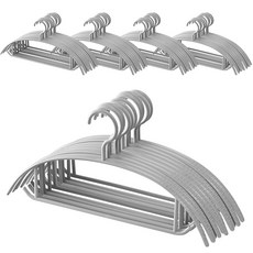 Nature Living 防肩角變形基本款針織衫衣架, 50個, 灰色