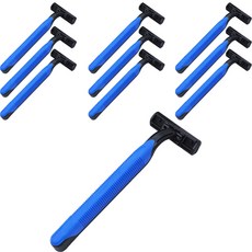 킵샌딩 여행 일회용 3중날 면도기 블루, 10개, 1개입