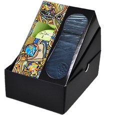 Saintnine Q Soft 3 件套 3p + 推桿套 Keeper 禮品套組, 1套, 藍色（推桿保護套），隨機發貨（高爾夫球）