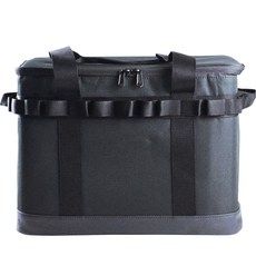 참리빙 캠핑장비 수납 캠핑가방, 1단, 블랙