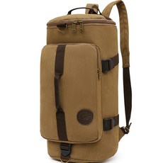 참리빙 대용량 단거리 헬스 크로스 백팩, 1단, 브라운, 1개