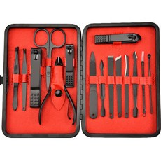 아필코 네일아트 손톱깎기 15종 세트, 1세트, 혼합색상