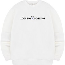 크로스닷 남녀공용 리버스 기모 맨투맨 CMA_0010