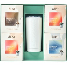 A TWOSOME PLACE A List綜合濾掛式咖啡禮盒組 3號款, 1組, 黑咖啡+溫和咖啡 2入+無咖啡因咖啡+隨行杯