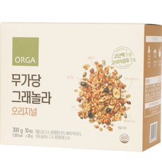 ORGA WHOLE FOODS 原味無糖格蘭諾拉麥片, 1盒, 300g