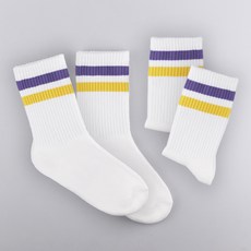 SAESILRO 兒童用 Bianco 長筒襪 4雙組