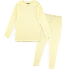 milkmilelolo 兒童莫代爾抓皺居家服上下衣套裝