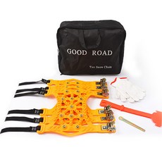 River Fox 聚氨酯帶式雪鏈 多功能都會型6件組, 1套