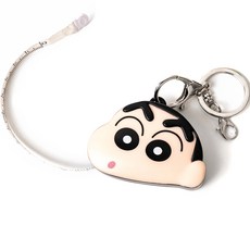 Shinchan 蠟筆小新 公仔鑰匙圈便攜捲尺, 1個, 100cm
