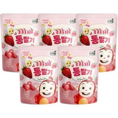 PROM 冷凍乾燥脆果, 5包, 草莓口味