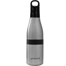 prepara 아이스 비어 쿨러 텀블러, 실버, 600ml
