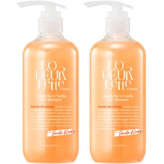 로더렛 인 잉글랜드 컬러핏 번트 헤어 비오틴 약산성 퍼퓸 샴푸 바닐라 우디향, 500ml, 2개