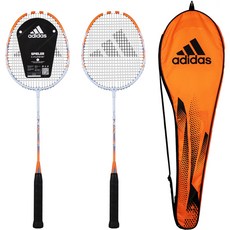 아디다스 성인용 배드민턴 라켓 SPIELER E1.2ST 2p + 풀커버 세트, SPIELER E1.2ST(헤일로 블루), 1세트