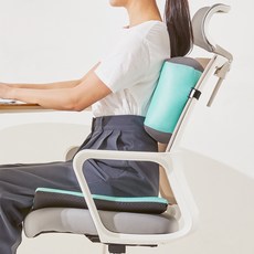 ccumel 輔助靠背腰墊+記憶棉坐墊組, 搗碎糖