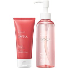 JKONA 普瑞鹽卸妝油 200ml + 潔面泡沫 120ml 套組（2 款）, 1套