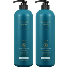 아브카 맥주효모 두피케어 탈모증상완화 트리트먼트, 1L, 2개