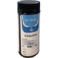 氯測試紙 50入, 單一顏色, 1個