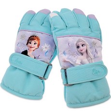 迪士尼 兒童用 冰雪奇緣2 鏡面冬季Oz防寒手套 LGFZG50027