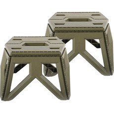 브리즈문 워터저그 폴딩 받침대, 올리브그린, 1단, 2개