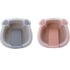 Block Mart洗臉洗衣盆 小型, 2個, 隨機出貨
