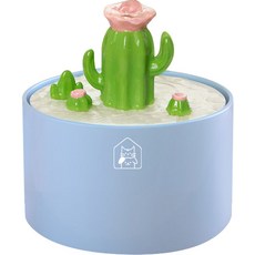 with dog&cat 仙人掌陶瓷寵物淨水器 1.5L, 1個, With_product_005, 混色