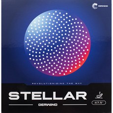 Derebint桌球拍膠皮 Stella, 紅色的