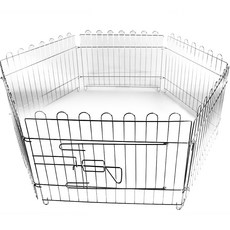 HOME DOG 寵物遊樂場 鍍鉻鐵網 六角圍欄 柵欄 HD-FB3000S, 銀色, 1個