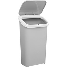 一鍵式Hub垃圾桶 20L, 灰色, 1個